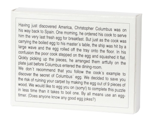 Mini-Holzpuzzle – Columbus' Egg