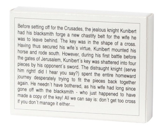 Mini-Holzpuzzle – The Crusader's Key