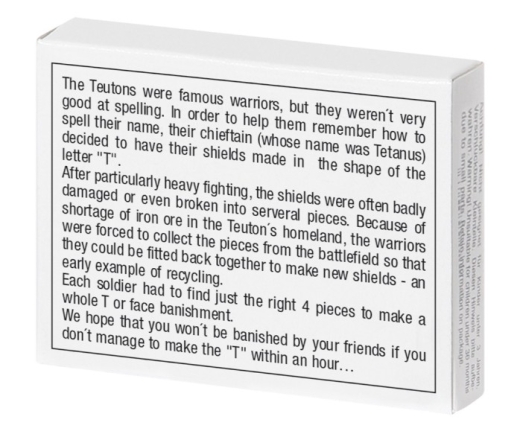 Mini-Holzpuzzle – The T-Puzzle