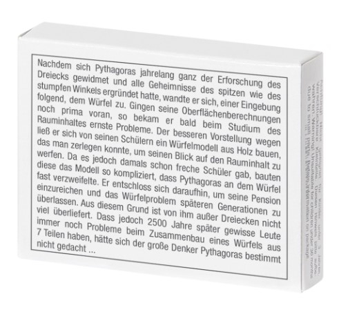 Mini-Knobelspiel Das Würfel-Puzzle