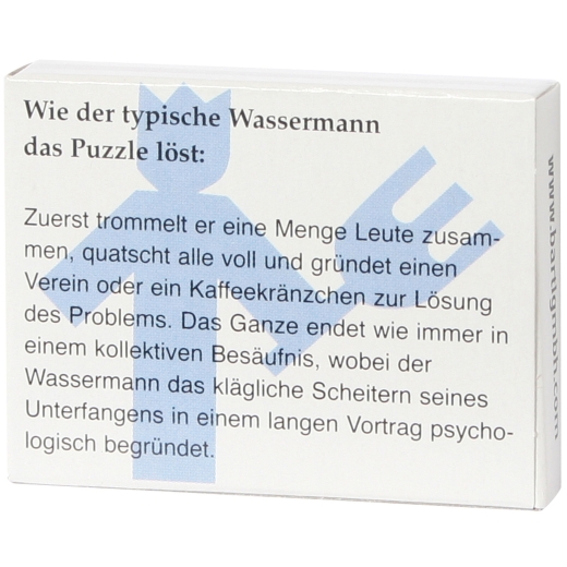 Sternzeichen-Puzzle – Der Wassermann