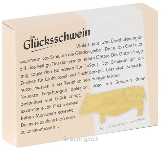Glückspuzzle – Das Glücksschwein