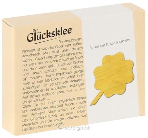 Glückspuzzle – Der Glücksklee