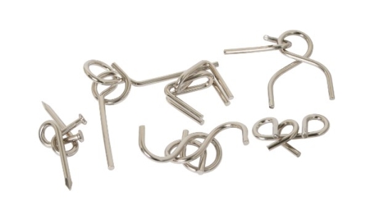 Taschenpuzzle – Metall-Geduldspiele