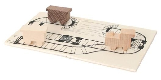 Taschenpuzzle – Zug-Spiel