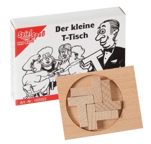 Mini-Knobelspiel Der kleine T-Tisch