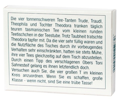 Mini-Knobelspiel Der kleine T-Tisch