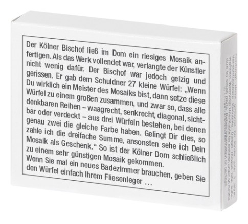 Mini-Knobelspiel Der Mosaikwürfel