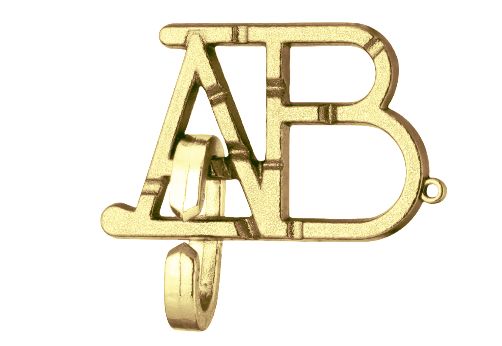 Mini-Huzzle-Cast-Puzzle - ABC - gold *