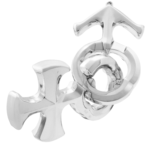 Mini-Huzzle-Cast-Puzzle - Dolce - silber ***