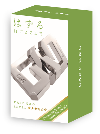 Mini-Huzzle-Cast-Puzzle - G&G - silber ***