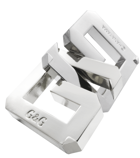Mini-Huzzle-Cast-Puzzle - G&G - silber ***