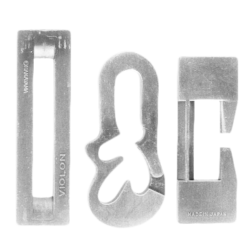 Mini-Huzzle-Cast-Puzzle - Violon - silber ***
