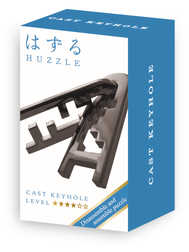 Mini-Huzzle-Cast-Puzzle - Keyhole - schwarz ****