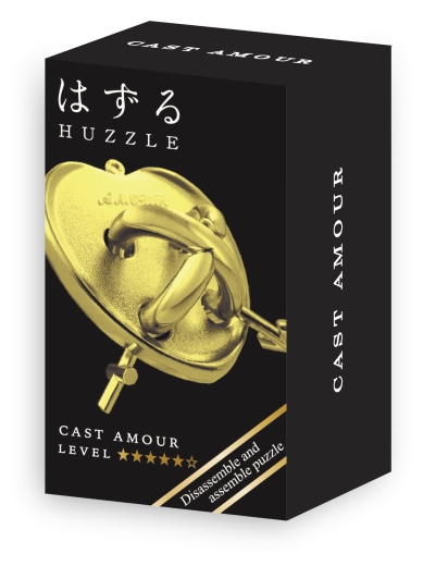 Mini-Huzzle-Cast-Puzzle - Amour - gold *****