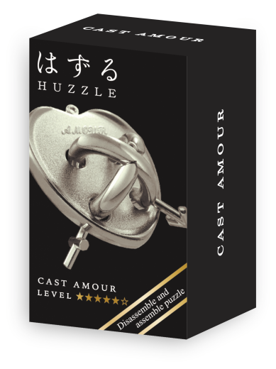 Mini-Huzzle-Cast-Puzzle - Amour - silber *****