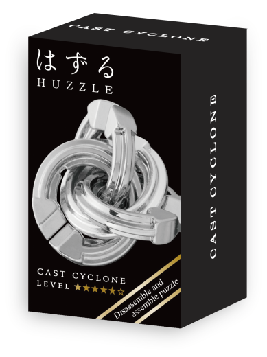 Mini-Huzzle-Cast-Puzzle - Cyclone - silber *****