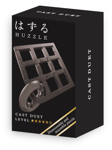 Mini-Huzzle-Cast-Puzzle - Duet - schwarz *****