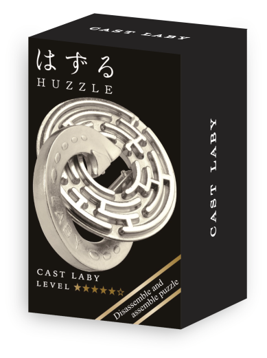 Mini-Huzzle-Cast-Puzzle - Laby - silber *****