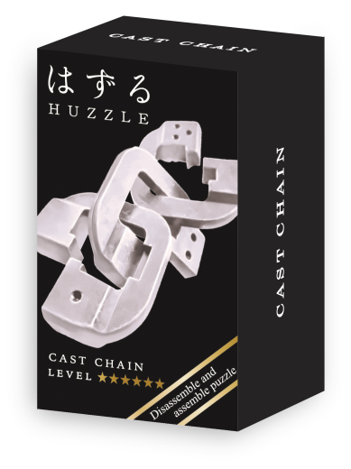 Mini-Huzzle-Cast-Puzzle - Chain - silber ******