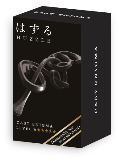 Mini-Huzzle-Cast-Puzzle - Enigma - schwarz ******