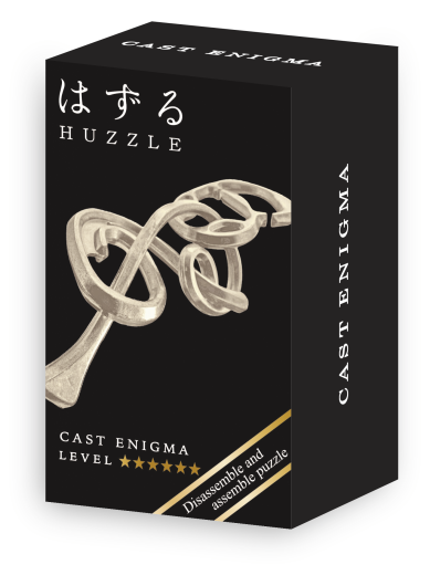 Mini-Huzzle-Cast-Puzzle - Enigma - silber ******