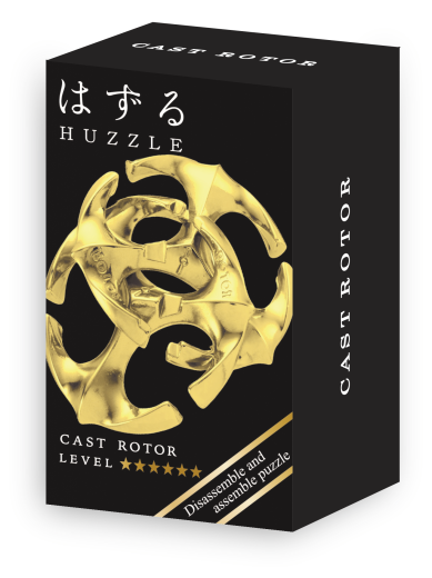 Mini-Huzzle-Cast-Puzzle - Rotor - gold ******