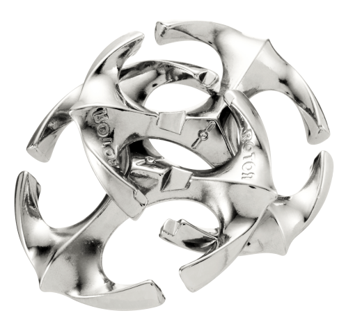 Mini-Huzzle-Cast-Puzzle - Rotor - silber ******