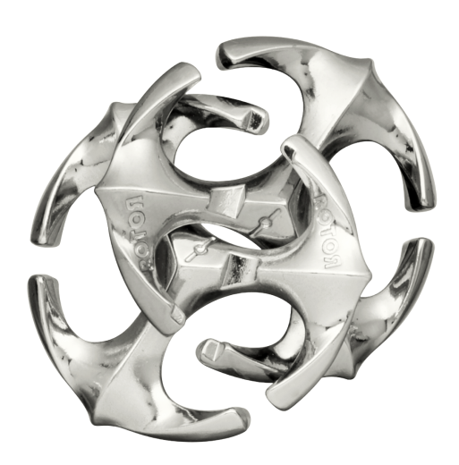 Mini-Huzzle-Cast-Puzzle - Rotor - silber ******