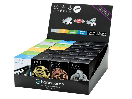 Mini-Huzzle-Cast-Puzzle Display - 24 Stück