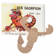 Sternzeichen-Puzzle Der Skorpion