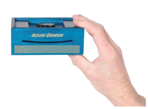 Trickkiste aus Holz – Azure Dragon blau
