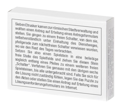 Mini-Knobelspiel Der verzwickte Behördengang