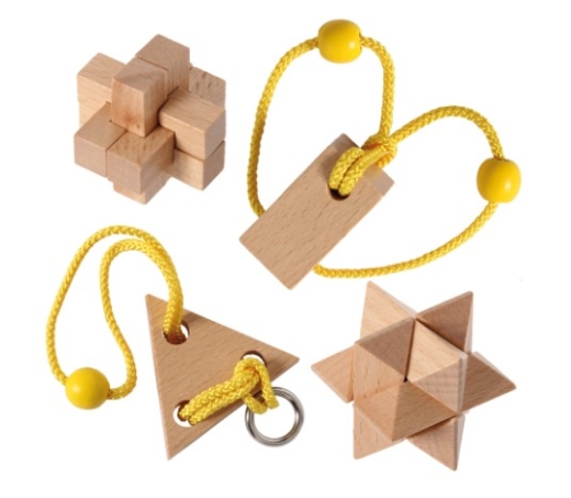 Wooden Puzzles Collection Expert – 4er-Set