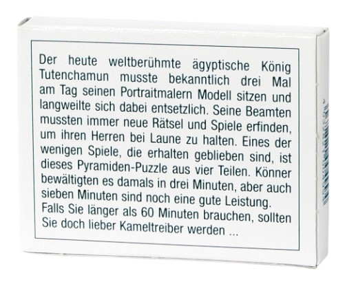 Mini-Knobelspiel Die rätselhafte Pyramide