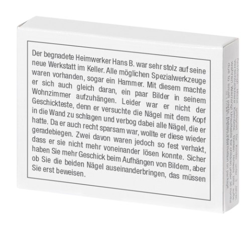 Mini-Knobelspiel Die verbogenen Nägel