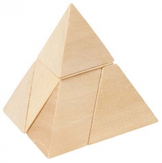 Knobelspiel Die Pyramide  im Baumwoll-Sckchen
