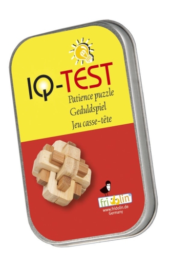 IQ-Test Bambus-Knobelspiel – Mix Knoten in Metalldose *****