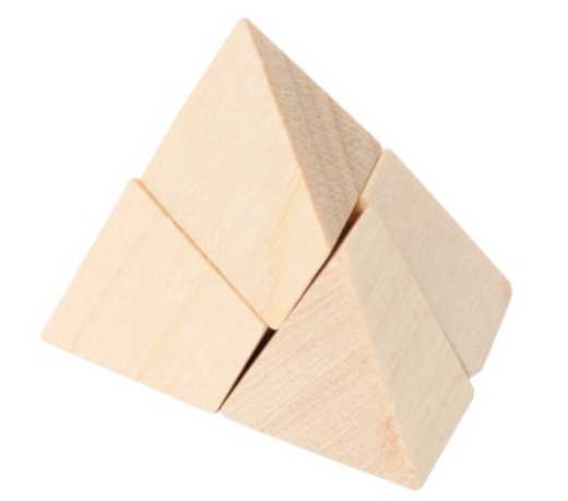 Mini-Knobelspiel Die zersägte Pyramide