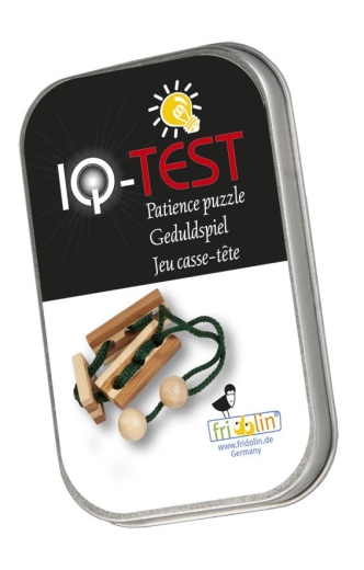 IQ-Test Bambus-Knobelspiel – Grün in Metalldose ***