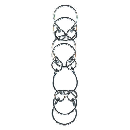 IQ-Test Metall-Knobelspiel – Kette in Metalldose ***