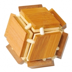 IQ-Test-Puzzle aus Bambus  Magische Box ***