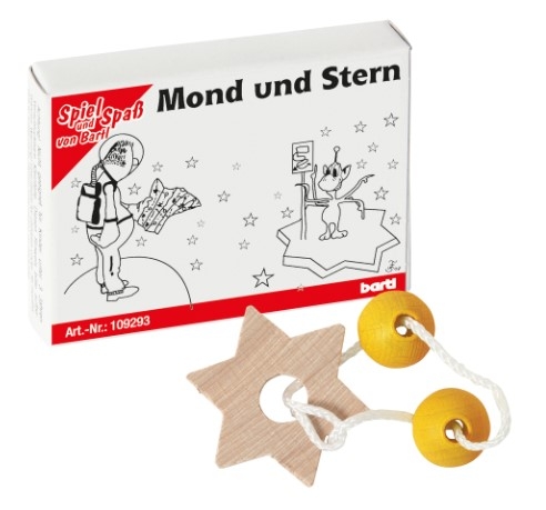 Mini-Knobelspiel Mond und Stern