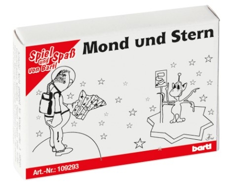Mini-Knobelspiel Mond und Stern