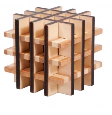 IQ-Test-Puzzle aus Bambus  Multi Square ***