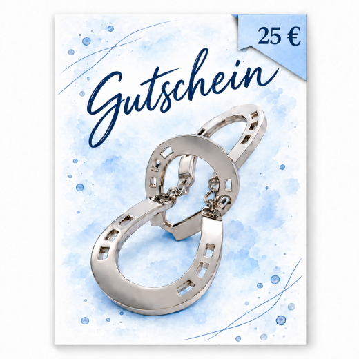 Geschenkgutschein Metall blau – 25 € (PDF-Download)