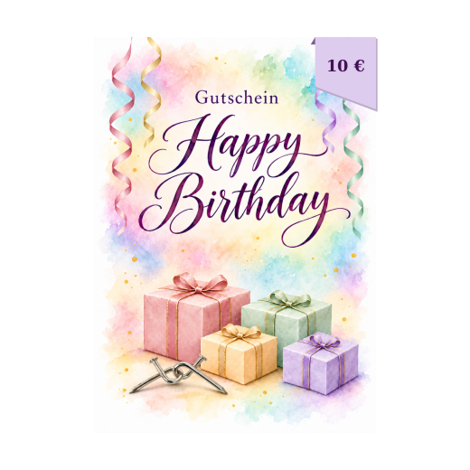 Geschenkgutschein Happy Birthday – 10 € (PDF-Download)