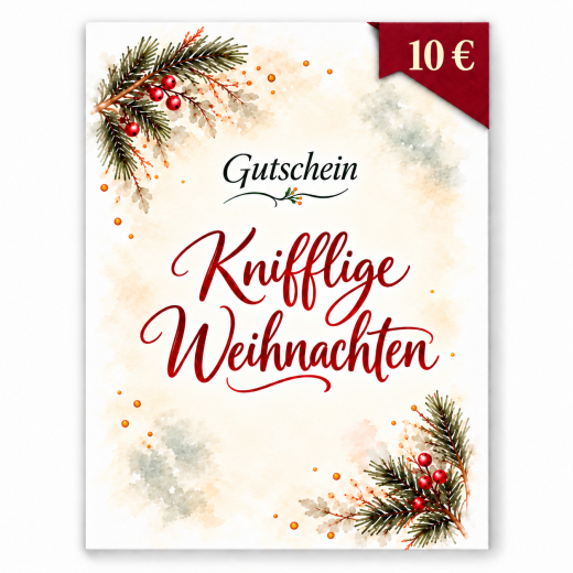 Geschenkgutschein Knifflige Weihnachten – 10 € (PDF-Download)