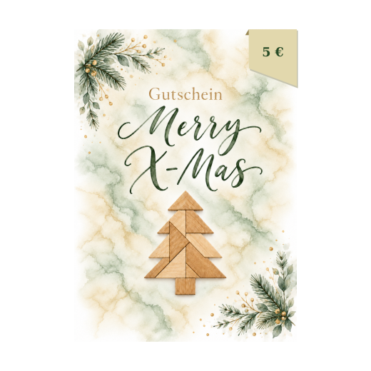 Geschenkgutschein Merry X-Mas – 5 € (PDF-Download)