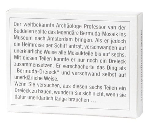 Mini-Holzpuzzle Das Bermuda-Dreieck